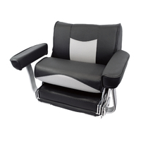 ST46 Flip-Up Flip-Back Helm Boat Seat Dark Grey / Mid Grey