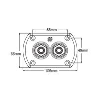 Ultraflex R9 Bulkhead Hose Connection Kit