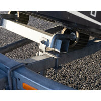 Adjustable Bracket for Trailer Roller & Skid Assembly Stem Brackets