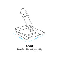 Bennett Marine Sport Hydraulic Trim Tab Complete System with Integrated Helm Control
