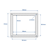 Splashproof Switch Panel Deluxe 4 Switch