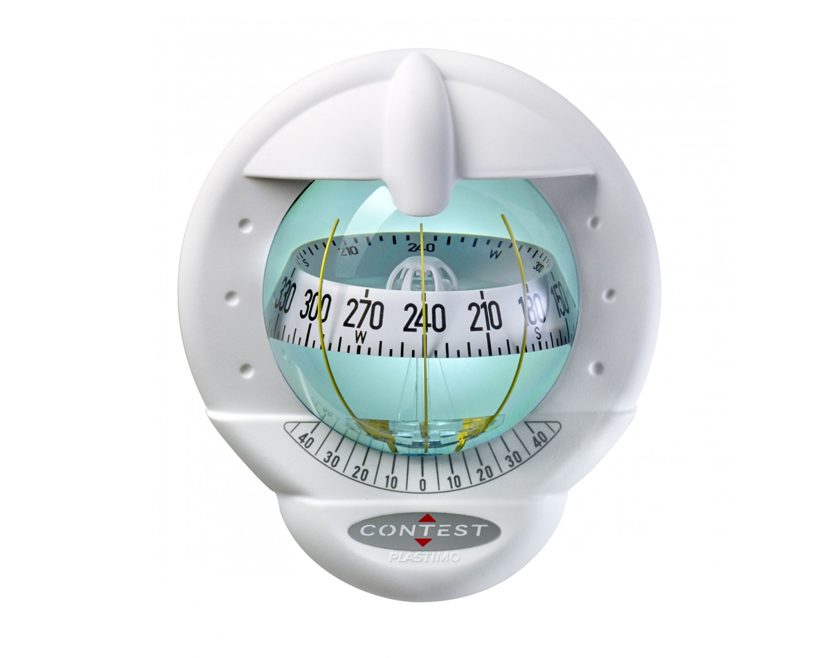 [SKU: 2013402] Contest 101 Sailboat Compass Vertical Mount White