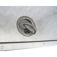Bomar Aluminium Tread Plate Access Hatch with J-Hinges 1235x590mm