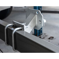 Atlantic Spare Wheel Mount Suits Galvanised Trailers Small