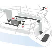 Solar Powered All-Round White Marine Light