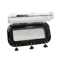 Bomar Gray Series Opening Portlight Rectangle