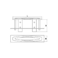 Flush Pull-Up Cleats Stainless Steel