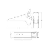 Cast Stainless Steel Bow Roller