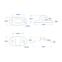 Nylon Lashing Hooks