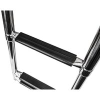 Above Platform Telescopic Ladder with Moulded Ribbed Steps