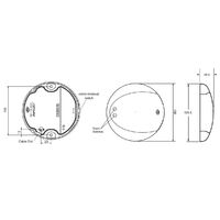 Hella Marine EuroLED 130 Dual Colour Red/White LED Touch Lamp