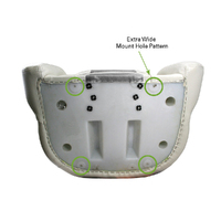 RS56 Blue-Water High Back Flip-Up Boat Seat Off-White/Mid Grey
