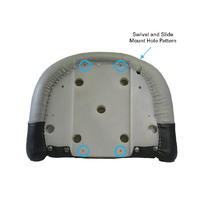 H52 Helmsman Compact Boat Seat - Carbon Black / Off-White