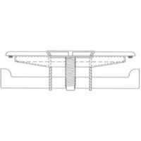 Deck Plate Waterproof - Round