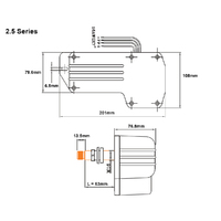 AFI Heavy Duty Waterproof Wiper Motors