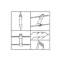 Rod Holder - S/Steel Rail Mount