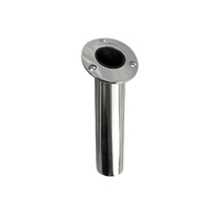 Rod Holders Heavy Duty Stainless Steel with PVC Insert and Drain