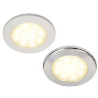 Hella Marine EuroLED 115 Downlight Warm White with Plastic or Steel Rim