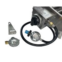 Portable Stainless Steel BBQ Complete Set with Rail Mount Rack
