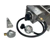 Portable Stainless Steel BBQ Complete Set with Rail Mount Rack