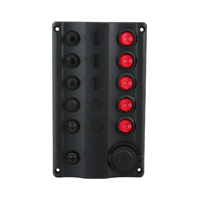 Switch Panels Wave Design with Rocket Switches & Circuit Breakers