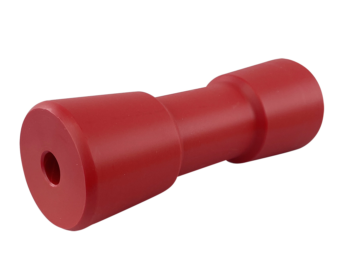 [SKU: 1302638] Sydney Keel Roller - Red Hard Poly 200mm