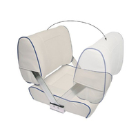 ST45 Two-Way Flip-Back Boat Seat - Dark Blue