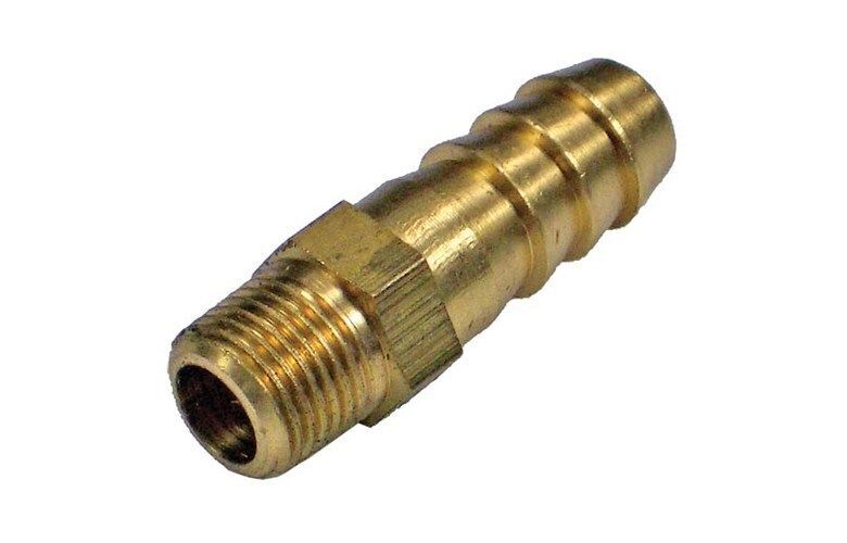 Hose ID 3/8" 5 Male Pipe 3/8" Qty Brass Fittings: Hose Stayput Barb 
