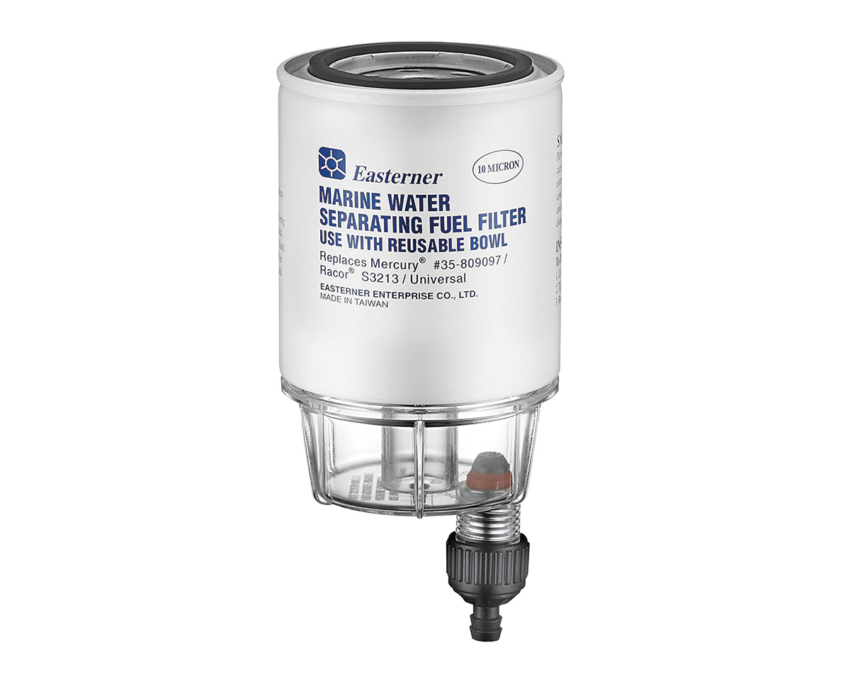 18-17928 35-809097 18-7932-1 S3213 Fuel Filter Marine Fuel Water Separator With Clear Bowl Replacement for Marine Outboard Motor Mercury Replaces# 35-60494-1 S3213 