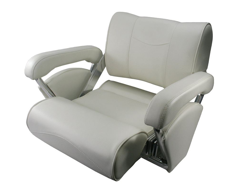 ST46 Flip-Up Flip-Back Helm Seat White