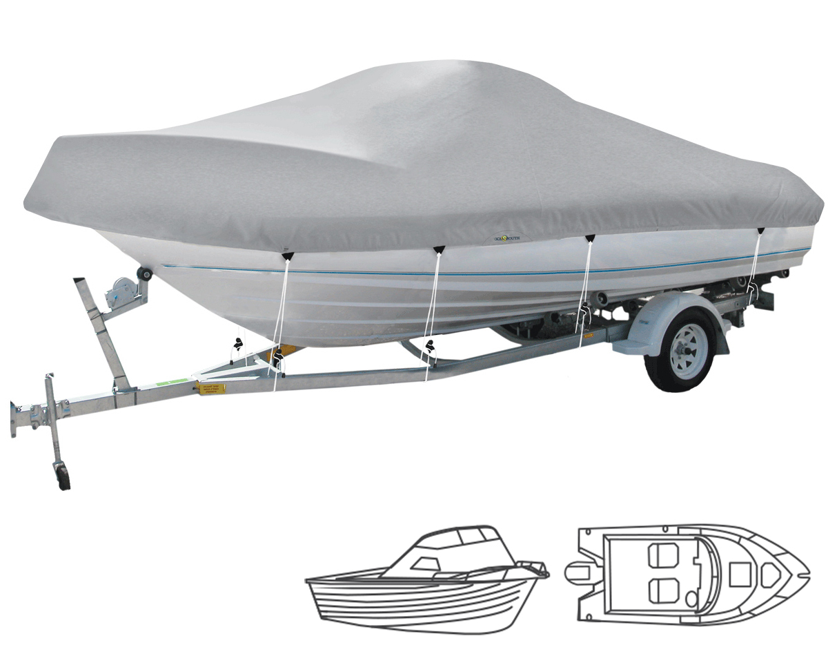 Cabin Cruiser Boat Storage & Towing Cover