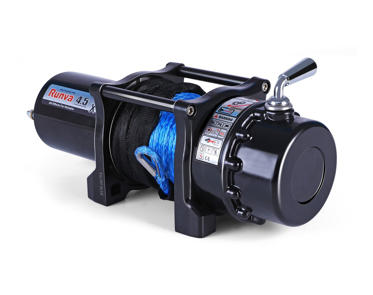 Electric trailer winch