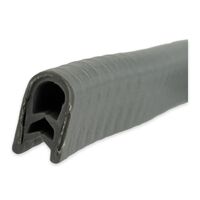 PVC Pinch Weld Edge Trim SS Insert 1.5-3.5mm x 50m Grey