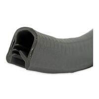 PVC Pinch Weld Edge Trim SS Insert 2.5-5.5mm x 50m Grey