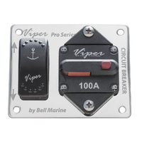Viper Pro Switch Panel with Circuit Breaker & Anchor LED (On)/Off/(On) Switch