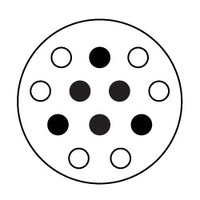 Electrical Connector 7106 - 6 Pole