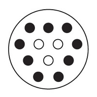 Electrical Connector 7109 - 9 Pole