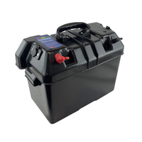 Battery Box with Power Fittings & Battery Tester