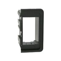 Rocker Switch Mounting Bracket End Black