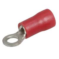 Ring Terminal Red 2.5-3mm Wire 3mm Tab (100pk)