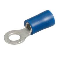 Ring Terminal Blue 4mm Wire 4.3mm Tab (25pk)