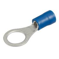 Ring Terminal Blue 4mm Wire 8.4mm Tab (14pk)