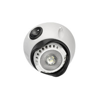 LED Interior Swivel Lamp White Housing with Off/On Switch 10-30Volts
