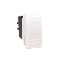 Carling C2 Rocker Switch (On)/Off/(On) White Single Pole 12V