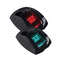 Narva LED Port & Starboard Light Black Housing Colour Lens