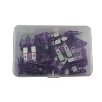 Blade Fuse LED Indicator Purple 3 Amp 30 Pack