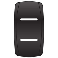 Rocker Switch Actuator Cover Blank Twin LEDs