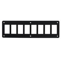 Aluminium Horizontal Mounting Panel 8 Gang
