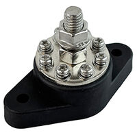 Bus Bar with Boot M6 Stud Black