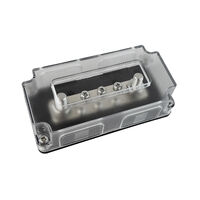 Distribution Bus Bar with Clear Cover 6-way